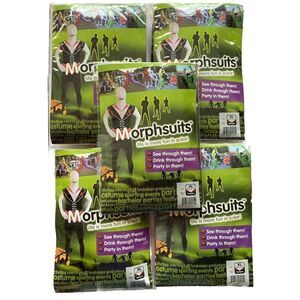 Morphsuits Vampire Halloween Costume Roll Play Lot Of 5 Unisex Size XL